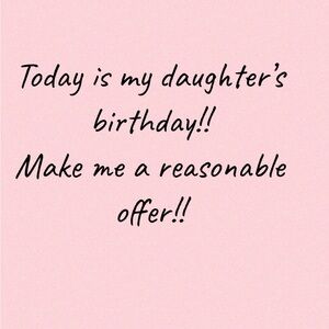 Make a reasonable offer!!!